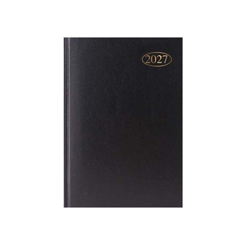 A4 2027 Week to View Diary - Black Pack of 1