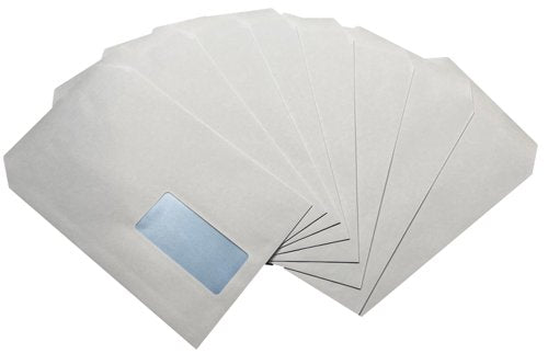 C5 Envelopes White Window 90gsm(500)