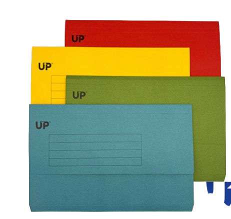 Half flap document wallet assorted pack of 50