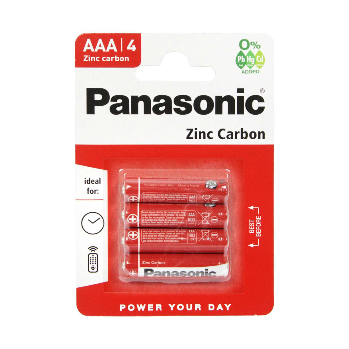 Panasonic AAA Pack of 4