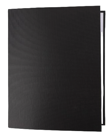 A4 25mm 2 Ring Binder Black pack of 10