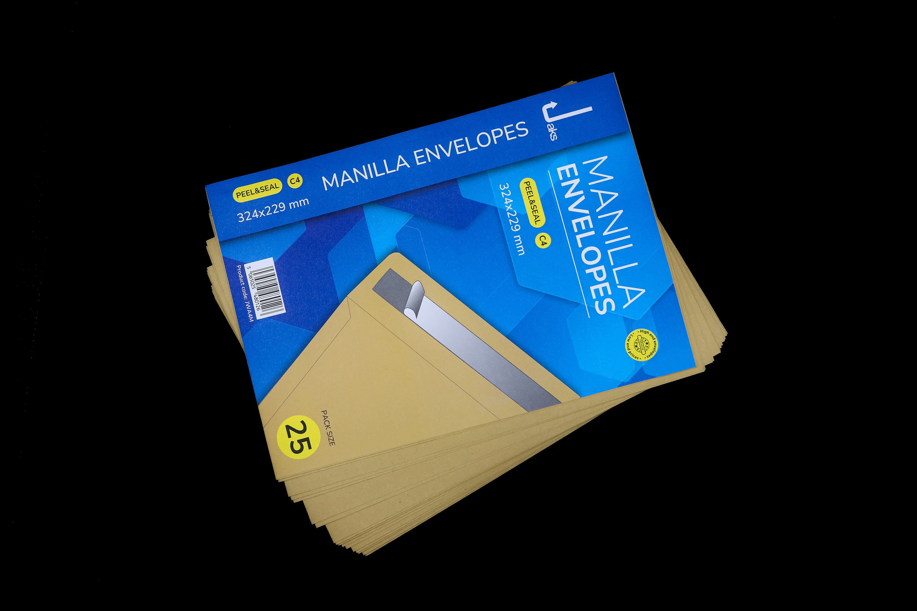 C4 peel and seal manilla pack of 25 x6