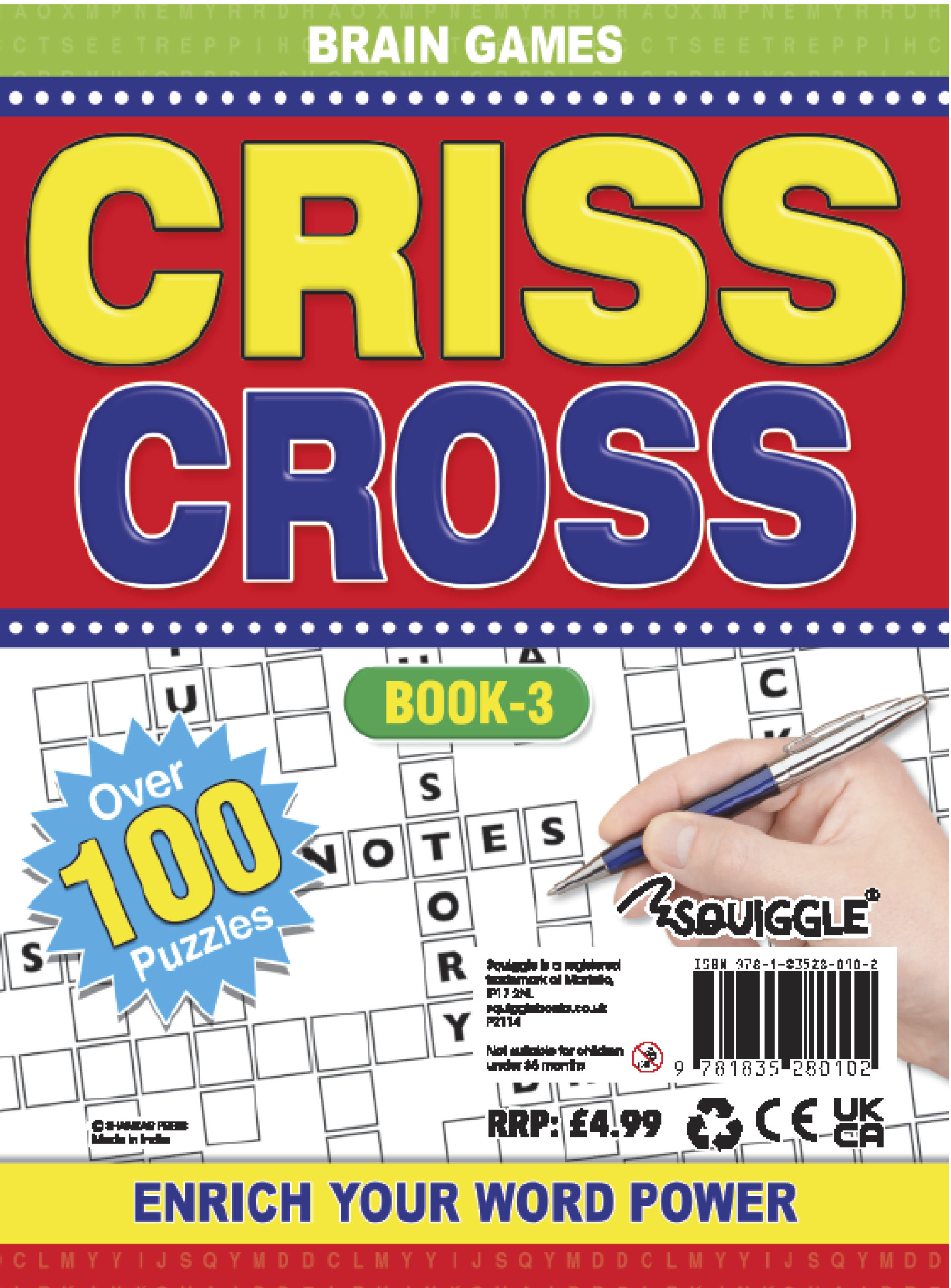Criss Cross Book 3 pack of 1
