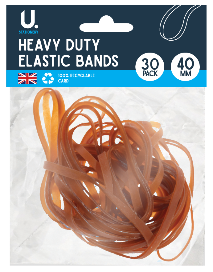 Elastic Bands Heavy Duty pack of 30