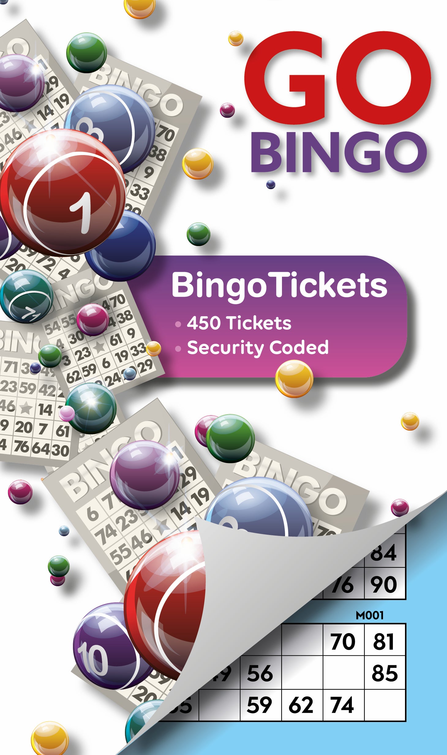 Go Bingo Tickets 450 Tickets pack of 1