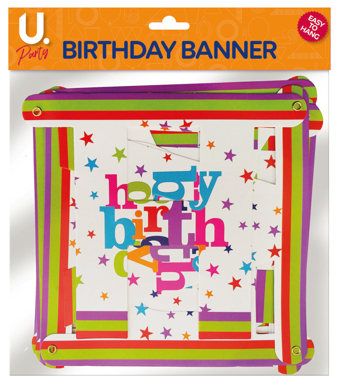 Happy Birthday Banner pack of 1