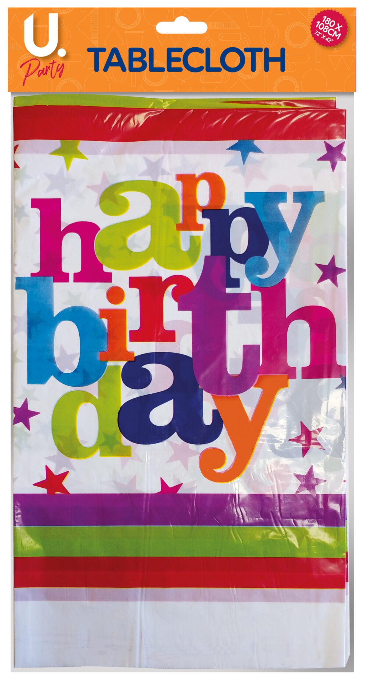 Happy Birthday Tablecloth pack of 1