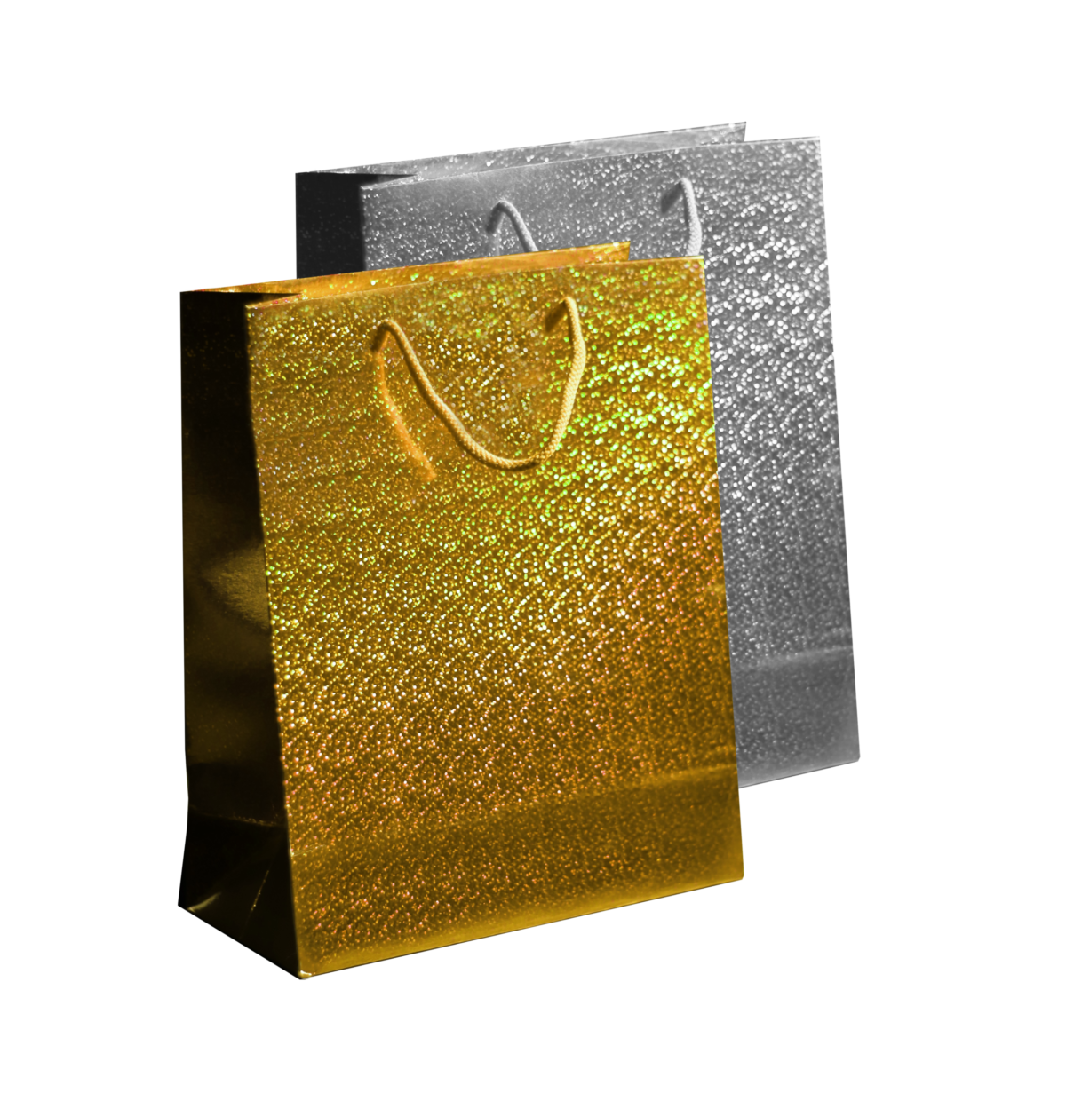 Holographic Bag Gold or Silver Small pack of 6