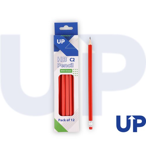 Pencils with Eraser pack of 12