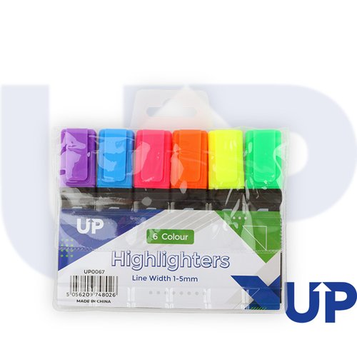Highlighter pack of 6