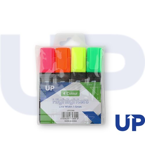 Highlighter pack of 4